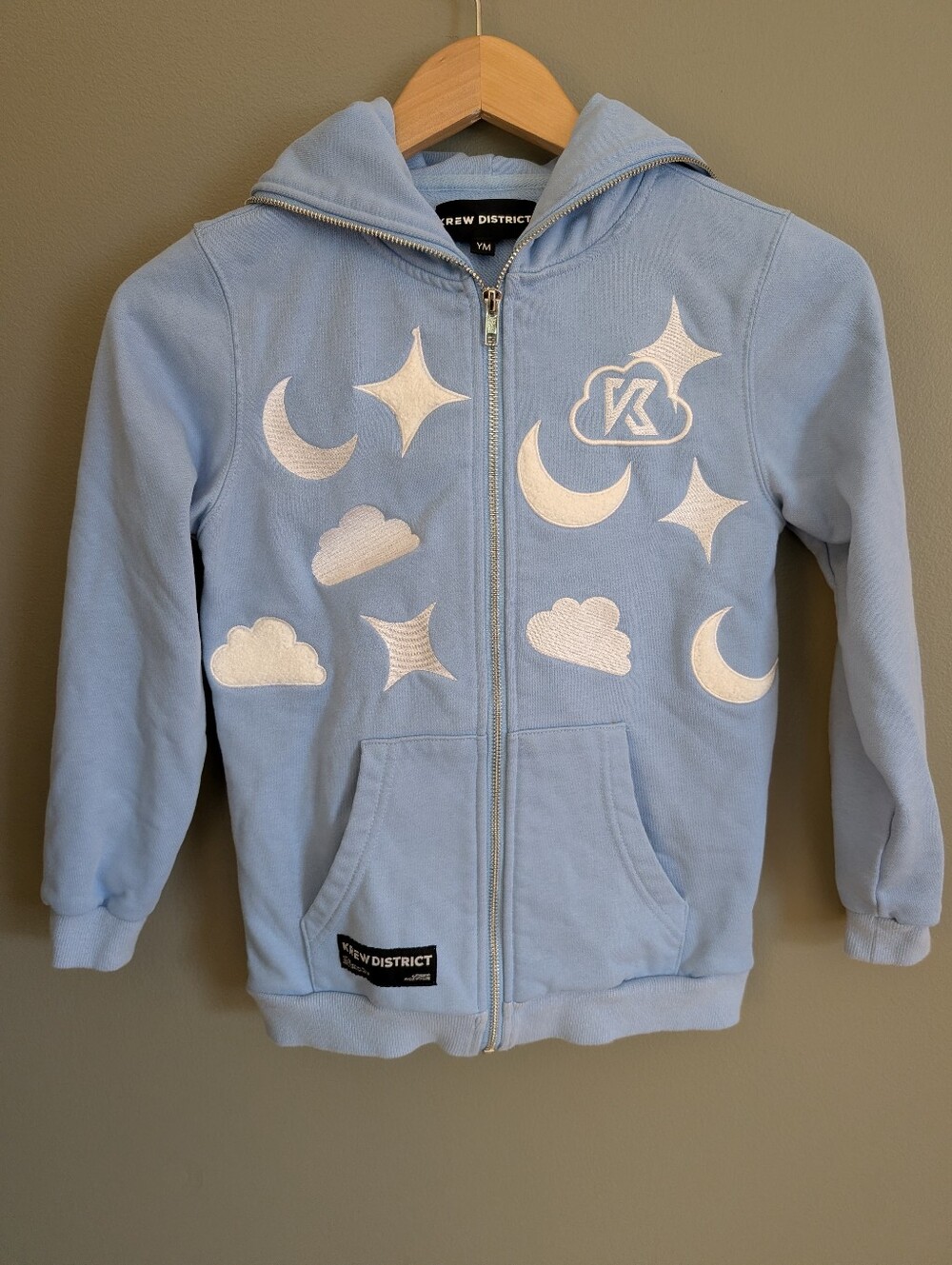 Krew District Celestial Hoodie Size Youth Medium
